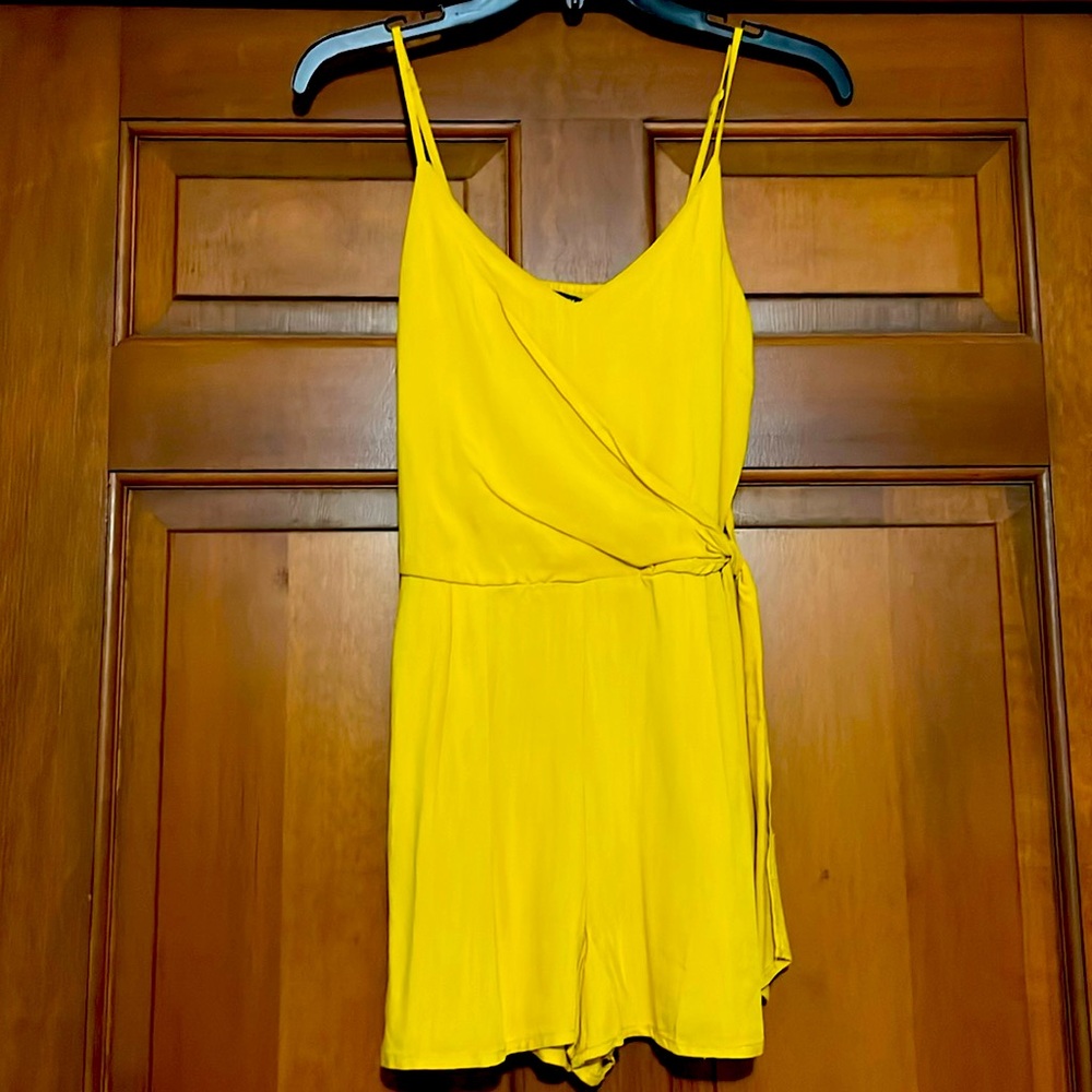 Yellow romper NWT